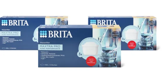 Brita Wasserfilter-Kartuschen Maxtra Pro, 3er-Pack
