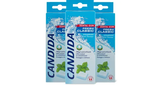 Candida Kaugummi Fresh Classic, 3er-Pack