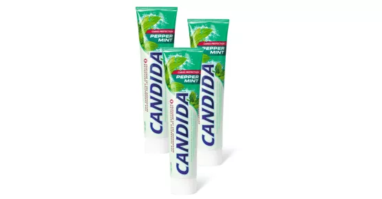 Candida Zahnpflege-Produkte in Mehrfachpackungen