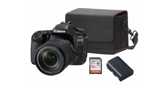 Canon SLR Kamera EOS 80D 18-135 Set