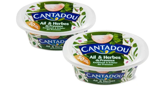 Cantadou Frischkäse, Duo-Pack