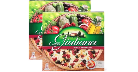 Casa Giuliana Pizza-Antipasti oder -Salame Calabrese im Duo-Pack