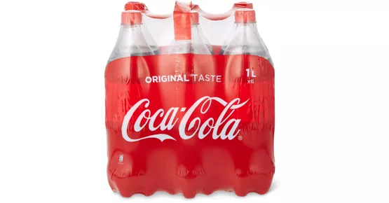 Coca-Cola Classic und Zero, 1 Liter und im 6er-Pack, 6 x 1 Liter