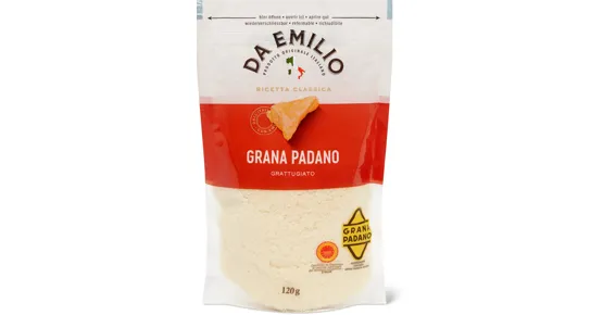 Da Emilio Grana Padano gerieben