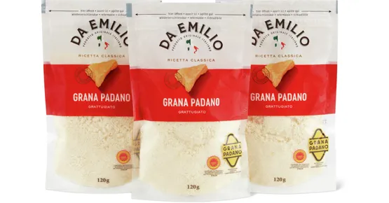 Da Emilio Grana Padano gerieben, 3er-Pack
