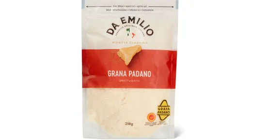 Da Emilio Grana Padano gerieben
