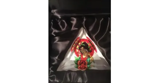 Ed Hardy - Kerzenhalter aus Glas Geisha