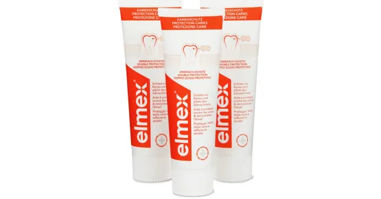 Elmex Zahnpasta-Kariesschutz oder -Sensitive, 3er-Pack