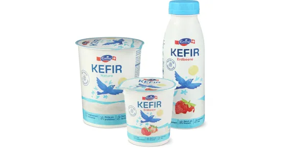 Emmi Kefir-Joghurts und -Drinks
