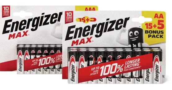 Energizer Max Batterien AA oder AAA