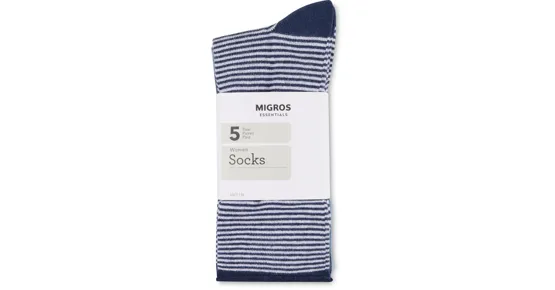 Essentials Damen-Socken, 5er-Pack
