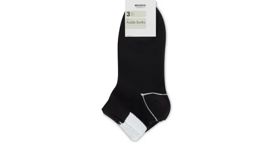 Essentials Herren-Kurzsocken, 3er-Pack