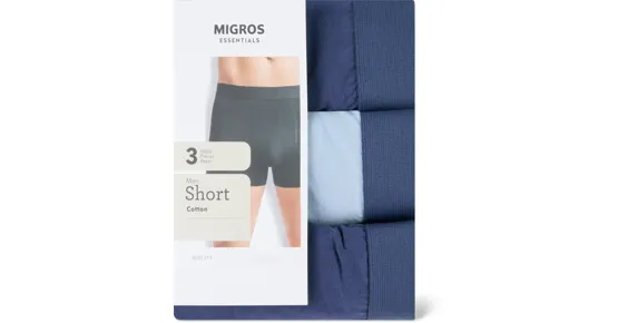 Essentials Herren-Short, 3er-Pack