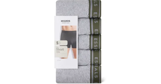 Essentials Herren-Short, 5er-Pack