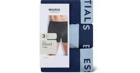Essentials Herren-Shorts, 3er-Pack
