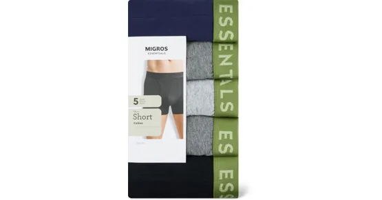 Essentials Herren-Shorts, 5er-Pack