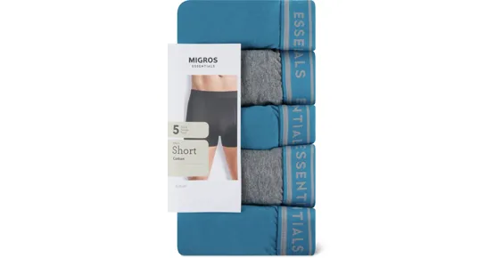 Essentials Herren-Shorts, 5er-Pack