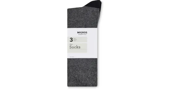 Essentials Herren-Socken, 3er-Pack