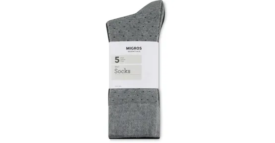 Essentials Herren-Socken, 5er-Pack