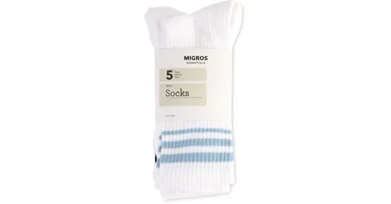 Essentials Herren-Socken, 5er-Pack