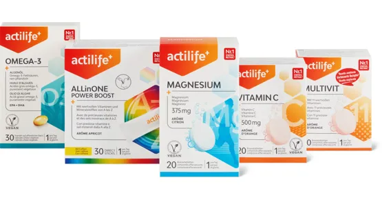 Gesamtes Actilife Sortiment