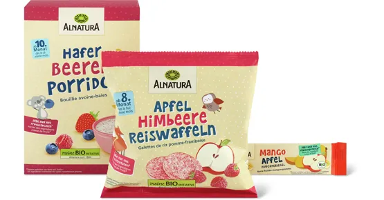 Gesamtes Alnatura Bio Babynahrungs-Sortiment