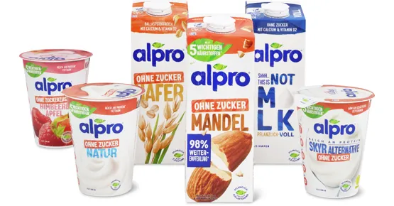 Gesamtes Alpro Sortiment