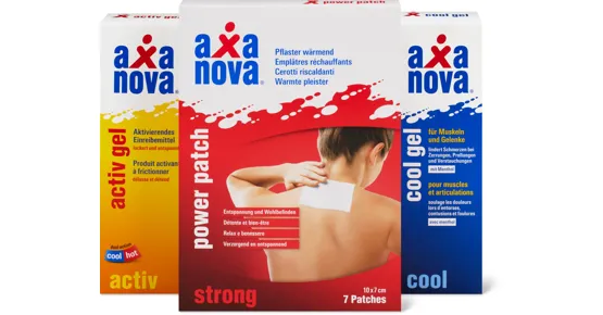 Gesamtes Axanova Sortiment