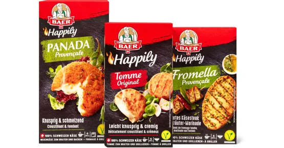 Gesamtes Baer Grillkäse-Sortiment