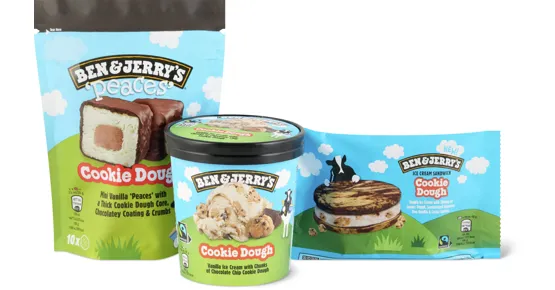 Gesamtes Ben & Jerry's Sortiment