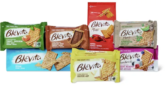 Gesamtes Blévita Sortiment