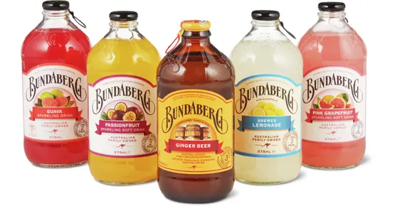Gesamtes Bundaberg Sortiment