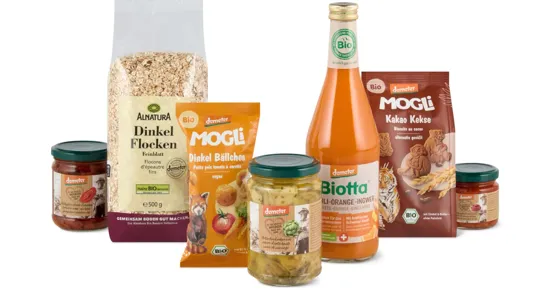 Gesamtes Demeter Sortiment