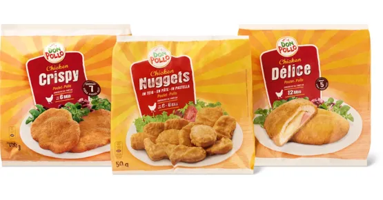 Gesamtes Don Pollo Sortiment