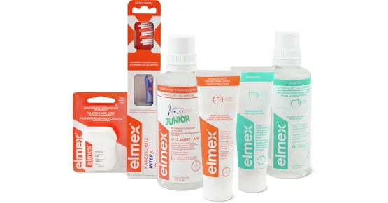Gesamtes Elmex Sortiment