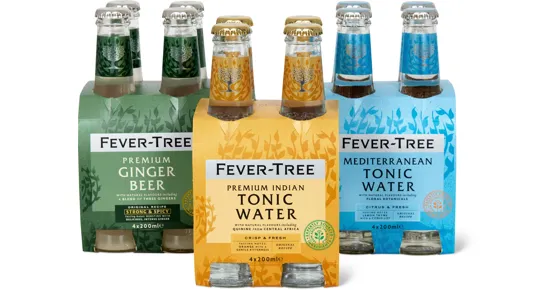 Gesamtes Fever Tree Sortiment