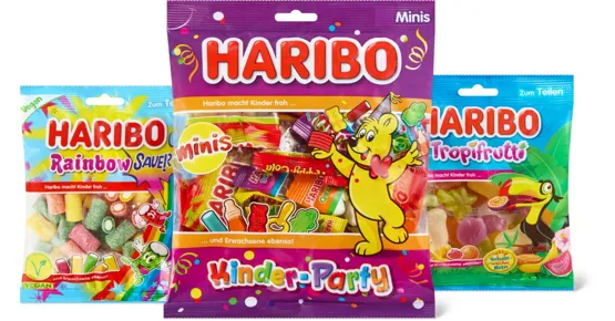 Gesamtes Haribo Sortiment