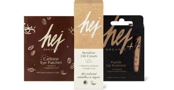 Gesamtes Hej Organic Sortiment