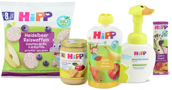 Gesamtes Hipp Sortiment