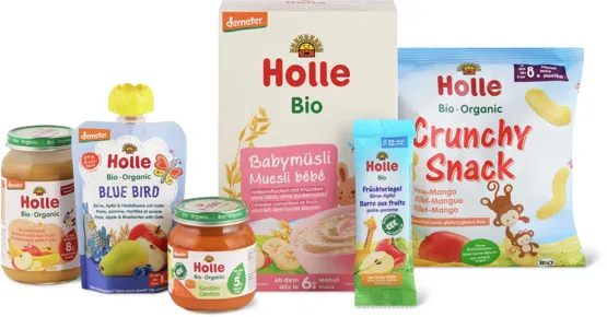 Gesamtes Holle Sortiment