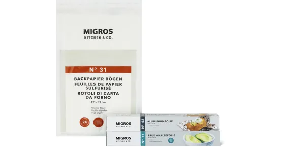 Gesamtes Kitchen & Co.-Folien- und -Beutel-Sortiment