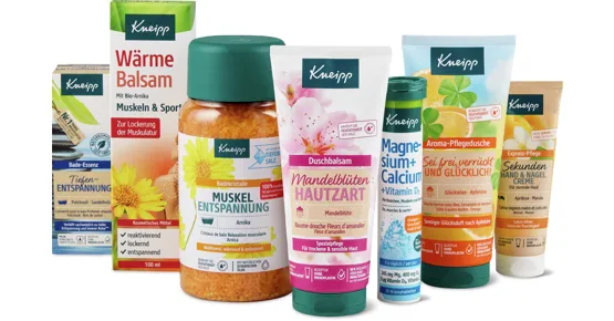 Gesamtes Kneipp Sortiment
