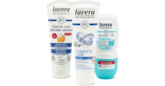 Gesamtes Lavera Sortiment
