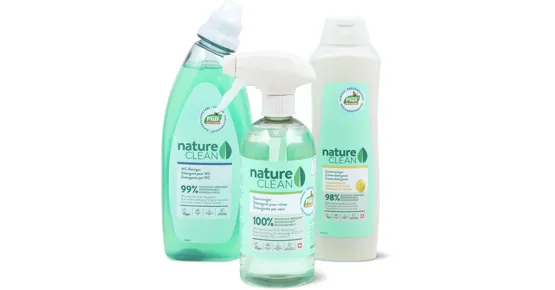 Gesamtes Nature Clean Sortiment