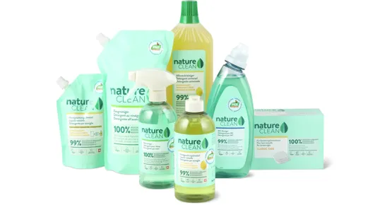 Gesamtes Nature Clean Sortiment