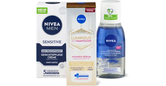 Gesamtes Nivea-Gesichtspflege- und -Allzweck-Cremen-Sortiment