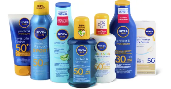 Gesamtes Nivea Sun Sortiment