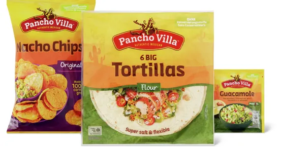 Gesamtes Pancho Villa Sortiment