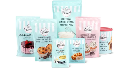 Gesamtes Pâtissier Sortiment