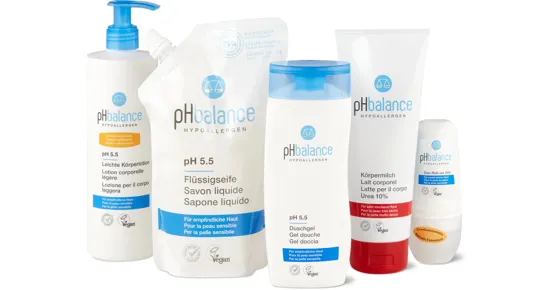 Gesamtes pH Balance Sortiment